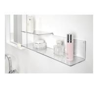 Mensola in plexiglass SUITE doppio ripiano Dimensioni 60x14x h 14cm - Spessore plexiglass 6 mm Colore Trasparente trasparente