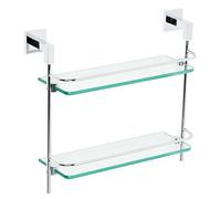 Mensola In Vetro Doppia ECATARA Mensola Da Parete Mensola Per Bagno Accessori