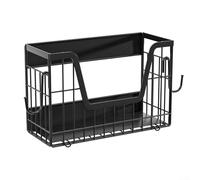 Mensola magnetica per frigorifero per organizzare la cucina, in ferro resistente, con circolazione dell'aria, può contenere fino a 5 kg, per lattine di frutta, patate, cipolle