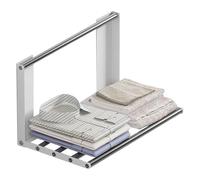 Mensola magnetica per lavatrice, multifunzione, pieghevole, per lavanderia, bagno, dormitorio, appartamento, mensole magnetiche telescopiche per lavatrici, soluzioni salvaspazio