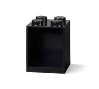 Mensola-mattoncino a 4 bottoncini - Nero