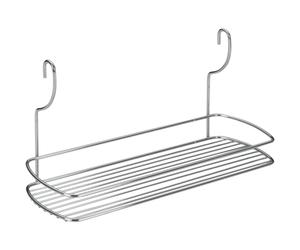 Mensola media a 1 piano linea Lonardo 19 cm x 35 cm x 13 cm Cromato