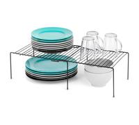 Mensola Organizer Cucina Ripiano Mobile Dispensa Allungabile Loft Nero Vilde
