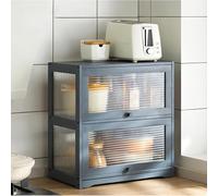 Mensola organizer da cucina, piccola credenza da buffet, armadietto da bar - multiuso per ufficio, soggiorno, cucina, armadio compatto per l'organizzazione della casa