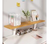 Mensola organizer da scrivania, con morsetto sulla mensola da scrivania, ripiano regolabile da scrivania, estensione da scrivania galleggiante per un'organizzazione efficiente dello spazio di lavoro