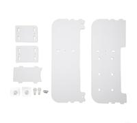 Mensola organizzativa da parete per router e set top box, angoli arrotondati per la sicurezza (50 cm)