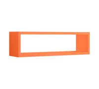 MENSOLA PARETE RETTANGOLARE ARANCIONE SCAFFALE SALOTTO SOGGIORNO CAMERA REGOLO