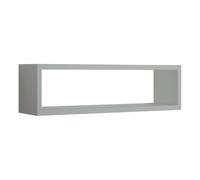 MENSOLA PARETE RETTANGOLARE GRIGIO SCAFFALE SALOTTO SOGGIORNO CAMERA REGOLO