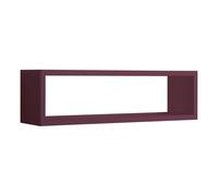 MENSOLA PARETE RETTANGOLARE VIOLA SCAFFALE SALOTTO SOGGIORNO CAMERA REGOLO