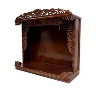 Mensola per Altare a Parete, Tempio in Legno per la Casa, Tavolo per Altare Spirituale, Non Richiede Montaggio, Tavolo da Meditazione per Soggiorno, Camera da Letto, Ufficio(Black,90x73x36cm)