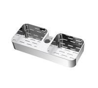 Mensola Per Asta Saliscendi Con D. 18, 22, 25 Cm In ABS Cromo Anticalcare Con Due Appoggi E Foro Per L’asta Hidra