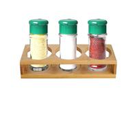 Mensola per calici da vino - Organizzatore di bicchieri in legno, vassoio di servizio con 3 fori per bottiglie e bicchieri da cucina e sala da pranzo ristorante casa