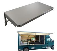 Mensola per concessione Ripiani Da Parete Pieghevoli Per Food Truck, Ripiani Pieghevoli In Acciaio Inox, Piccoli Ripiani Estensibili Per Il Piano Di Lavoro Del Food Truck(W 16in/40cm,L 38in/96cm)