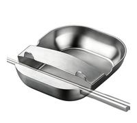 Mensola per cucchiaio - in acciaio | Supporto per paletta - Stainless Steel Spoon Rest for Kitchen Counter - argento antiruggine lavabile in lavastoviglie, per mestolo, pinze da cucina