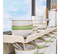 Mensola per Davanzale Finestra Prolunga per Davanzale con Ringhiera di Sicurezza, Mensole Portaoggetti Strette per Davanzale, Supporto Magnetico per Armadietto da Cucina(50x20cm (19 5/8"x7 7/8"))