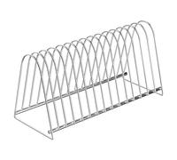 Mensola Per Dischi - Supporto Per Dischi In Metallo, Mensola Da Scrivania | Supporto In Vinile Resistente E Organizzatore Di Libri: Scaffale Di Stoccaggio Verticale