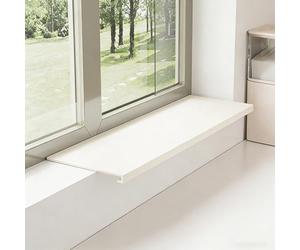 Mensola per Finestra da Cucina - Prolunga per Davanzale - Piastra di Estensione per Davanzale in Metallo con Piastra Posteriore Magnetica - Nessuna Perforazione