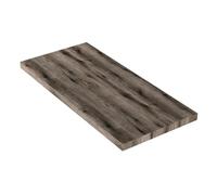 Mensola per lavabo dappoggio 100 cm in legno rovere fossile Linea