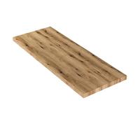 Mensola per lavabo dappoggio 120 cm in legno rovere naturale Linea