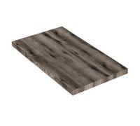 Mensola per lavabo dappoggio 80 cm in legno rovere fossile Linea