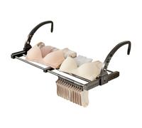 Mensola per letto per dormitorio, 1 pezzo, pieghevole, in acciaio inossidabile, adatta, ringhiera del balcone allungabile, design pieghevole, per balcone, casa camera dei bambini, culla p