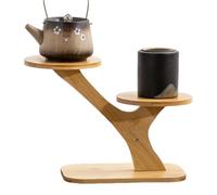 Mensola per piante da interno, multi-livello rustico, decorazione per la casa, supporto per piante in legno retrò per interni, per teiera, vaso da fiori, vaso per la casa, soggiorno, studio, balcone