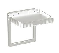 Mensola per prese a muro, Organizzatore di mensole a parete per prese,Mensola di uscita adesiva Mensola a parete - Staffa a parete verticale decorativa per decorazione di