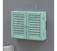 Mensola per router con supporto a parete, Armadio router montato a parete Porta cava Gestione cavi Ventilazione Multicolore Dimensioni multiple(Green,L36cm/14in)