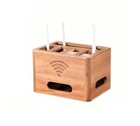 Mensola per Router, Mobiletto Portaoggetti per Router WiFi, Da Montare, Mobiletto Portaoggetti per Dispositivi Multimediali Domestici per Modem Via Cavo E Apparecchiature Di Rete(Light yellow)