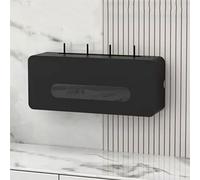 Mensola per router wireless da parete, in legno massello, per l'organizzazione del router e la gestione dei cavi, perfetta per uso domestico o in ufficio