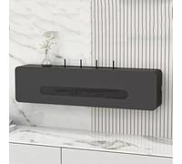 Mensola per router wireless da parete, in legno massello, per l'organizzazione del router e la gestione dei cavi, perfetta per uso domestico o in ufficio