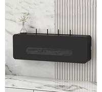 Mensola per router wireless da parete, in legno massello, per l'organizzazione del router e la gestione dei cavi, perfetta per uso domestico o in ufficio