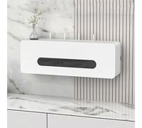 Mensola per router wireless da parete, in legno massello, per l'organizzazione del router e la gestione dei cavi, perfetta per uso domestico o in ufficio