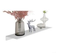 Mensola per rubinetto in lega di alluminio per bagno Vanity Top montaggio a base di colla per la disposizione quotidiana di oggetti essenziali (bianco (50))