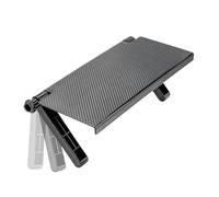 Mensola per supporto regolabile per schermo TV e monitor, supporto galleggiante senza foratura, per router, soundbar, console di gioco, altoparlanti, lettore DVD, teatro e camera da