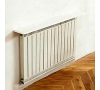 Mensola per termosifone con staffe per esposizione di piante da interni, pannello in legno a dissipazione del calore, 20 x 130 cm, ideale per arredare la casa e soluzioni salvaspazio
