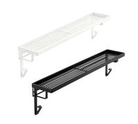 Mensola per termosifone, struttura in ferro, mensola per termosifone, senza fori, resistente al calore sopra il banco radator, supporta l'organizzazione per casa, hotel, dormitorio