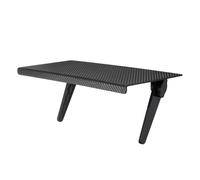 Mensola per TV - Mensola per console multimediale, supporto regolabile per monitor | Display da 33 pollici, rack di archiviazione per computer portatile, router, soundbar, intrattenimento, camera da