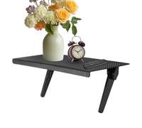 Mensola per TV - Supporto per schermo del computer da 13 pollici | Display regolabile per computer portatile elettronica, console multimediale, soundbar, router, posto di lavoro, camera da