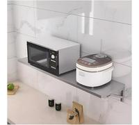 Mensola pieghevole da parete in acciaio inossidabile 304 con tubo di supporto, tavolo da pranzo galleggiante da cucina, tavolo da pranzo per lavanderia, tavolo da bar pieghevole per colazione, 60 x 30