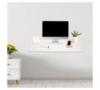 Mensola pieghevole resistente da scrivania, tavolo consolle retrattile per sala da pranzo, balcone, camera da letto, bagno, cucina, colore bianco, 50 x 30 cm, soluzione salvaspazio