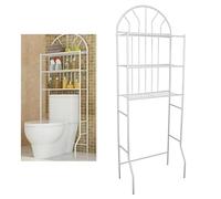 Mensola portaoggetti a 3 ripiani per WC, in metallo, ad angolo, per risparmiare spazio, accessorio elegante per la casa, perfetto per piccoli bagni