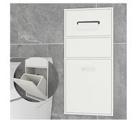 Mensola portaoggetti da parete in acciaio inox, da incasso e impermeabile, nessuna piastrella necessaria per l'alcova, 20 x 20 x 14 cm