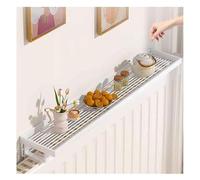 Mensola Portaoggetti For Termosifone - Bianco E Nero, Installazione Senza Trapano, Mensola Portaoggetti Resistente Al Calore Sopra Il Termosifone(White,60cm)