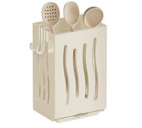 Mensola portaoggetti per bacchette, cucchiai e forchette da parete, organizer indipendente multifunzionale per cucina, pratico supporto per utensili da piano di lavoro o montaggio a coppia