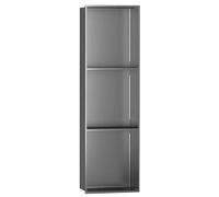 Mensola portaoggetti per doccia in acciaio inox, design impermeabile a prova di perdite, per l'organizzazione del bagno e la ristrutturazione della casa