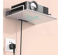 Mensola portaoggetti per proiettore da parete per console di gioco con