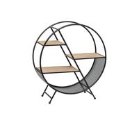 Mensola Portaoggetti Rotonda In Metallo 55,5cm