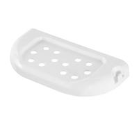 Mensola portasapone a muro 24 cm in ABS bianco Gioia
