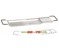Mensola Portaspugne Bagno Lavello Portatutto Estensibile Rainbow da 66 a 79 cm